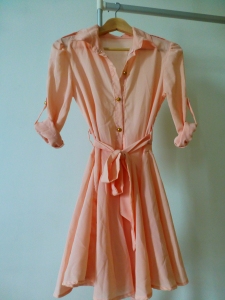 Peach Color Dress #NC0001